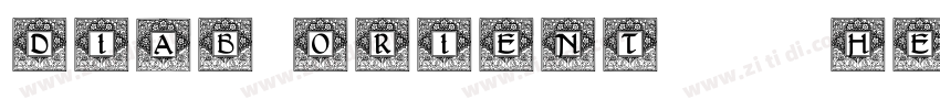 Diab Orient 012 Heav字体转换